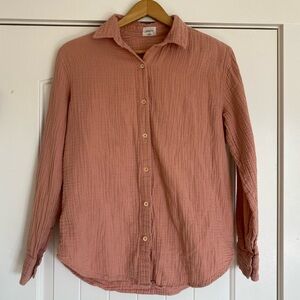Wilfred cotton gauze button up
